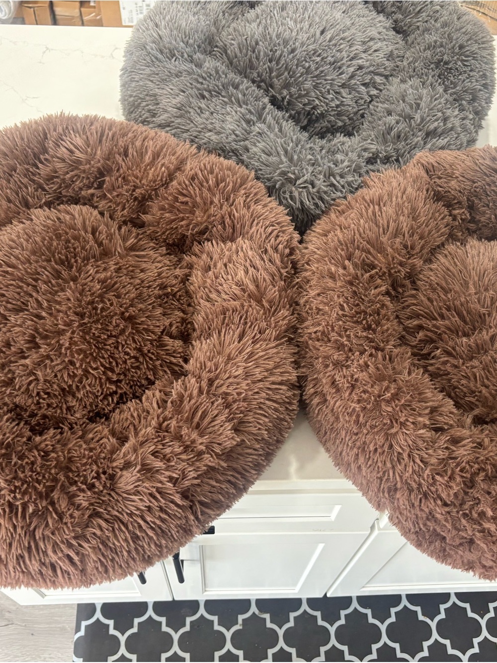 Plush ANTI ANXIETY BEDSURE PET BEDS